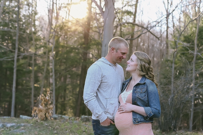 maternity sunset photo session